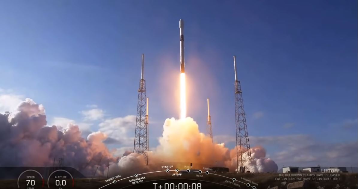 SpaceX可能與沃達豐集團合作，將星鏈網路擴及至英國。 圖：取自SpaceX youtube