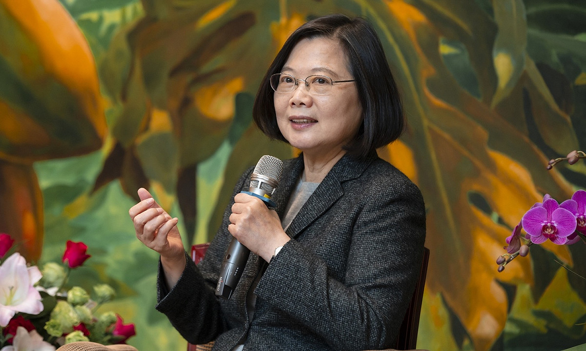 總統蔡英文今日表示，「台美5年合作MOU簽了！」透過這場對話達成了九大成果，未來將會持續努力，創造台美合作的雙贏發展！ 圖：總統府/提供(資料照片)