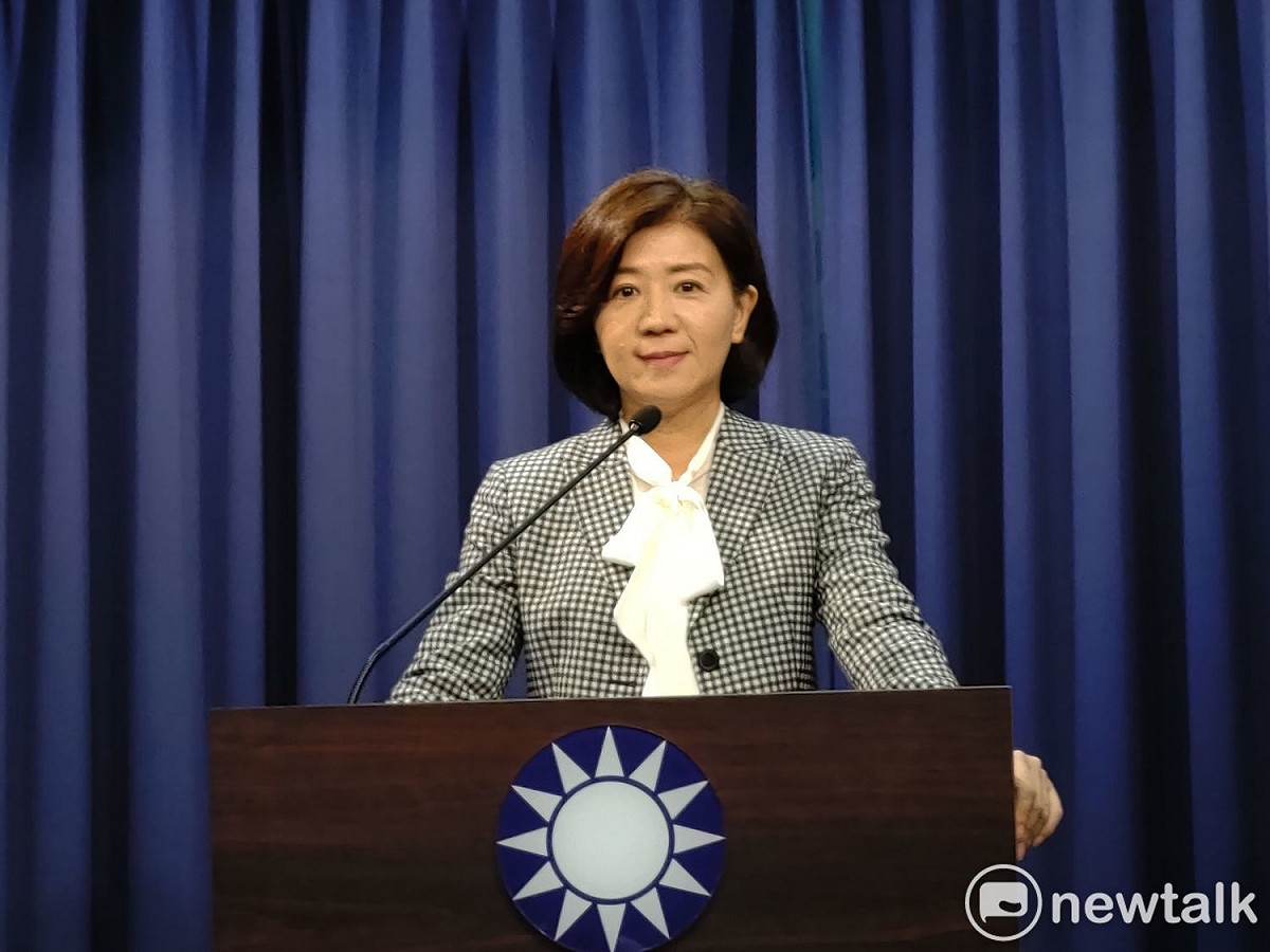 國民黨代理文傳會主委王育敏。 圖：黃建豪/攝（資料照片）