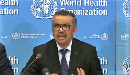 世界衛生組織（WHO）秘書長譚德塞（Tedros Adhanom Ghebreyesus）。 圖：翻攝WHO推特