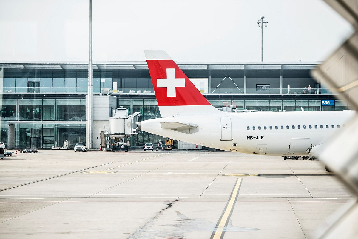 瑞士武漢肺炎確診人數來到9起。 圖：翻攝自Flughafen Zürich臉書