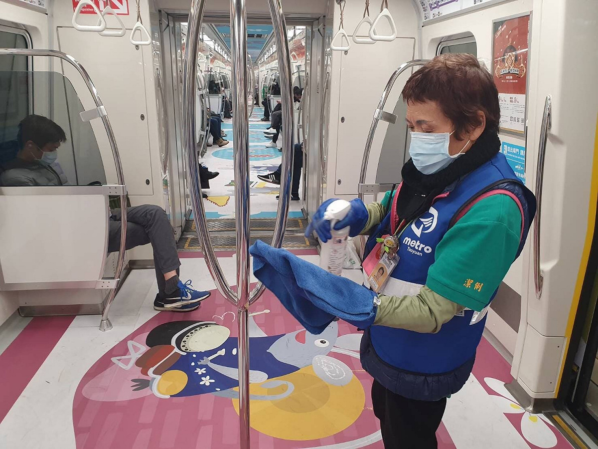 桃捷預計於3月底完成全線車站紅外線熱像測溫儀設置。 圖：桃捷公司／提供