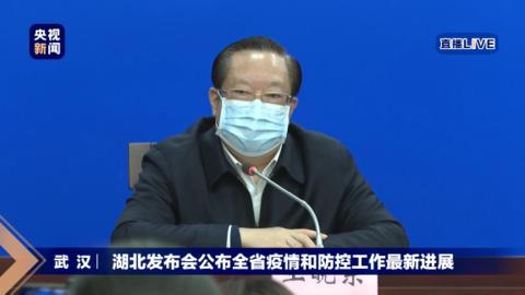 湖北省委副書記、省長王曉東。示意圖 圖：翻攝自中國「澎湃新聞」