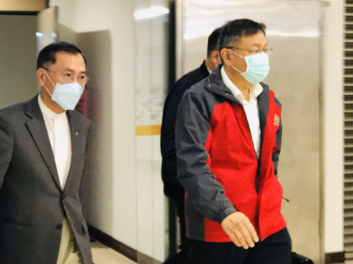 網傳柯文哲染武漢肺炎就醫假消息，北市府將提告。 圖：北市府 ／ 提供