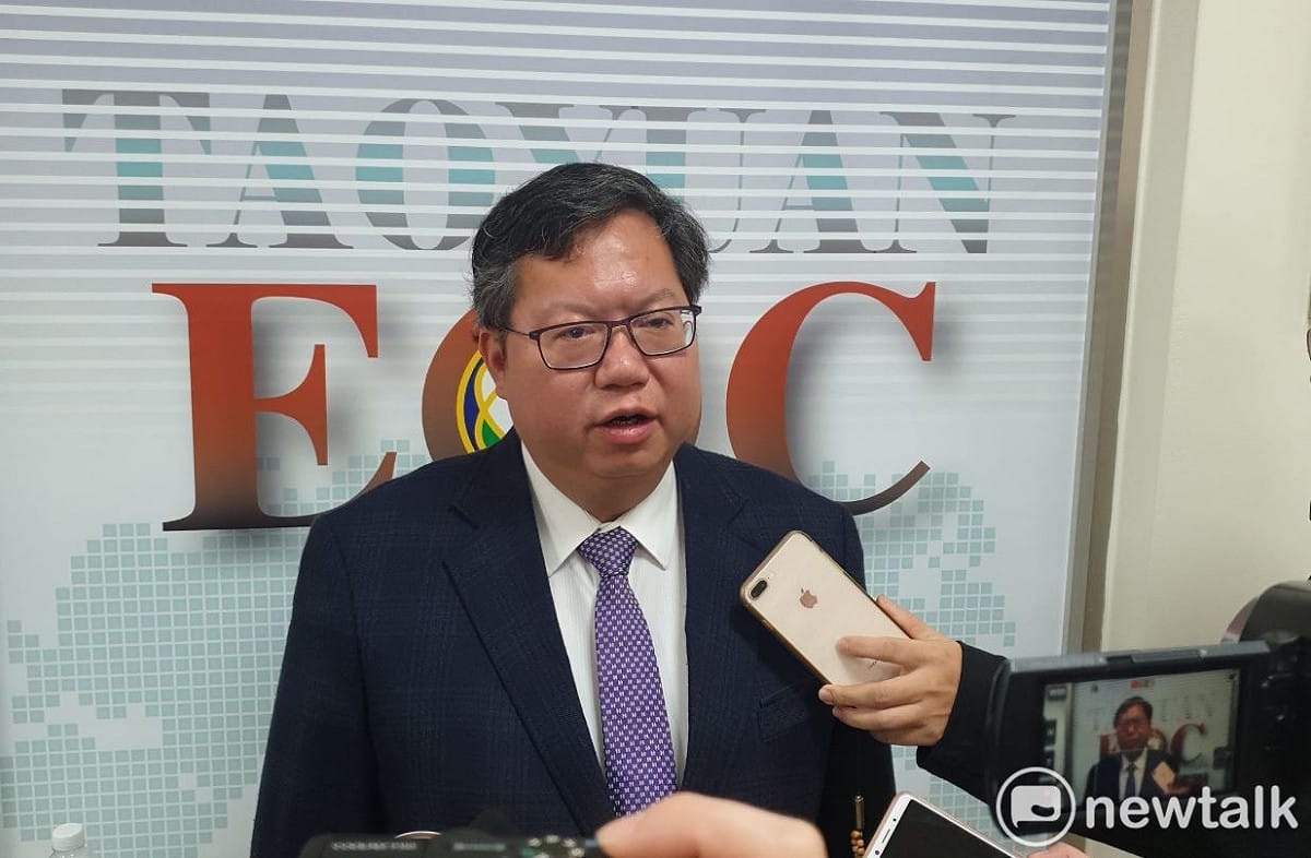因應疫情變化，桃園市長鄭文燦宣布今年市府主辦的清明聯合法會將停辦。 圖：林昀真/攝