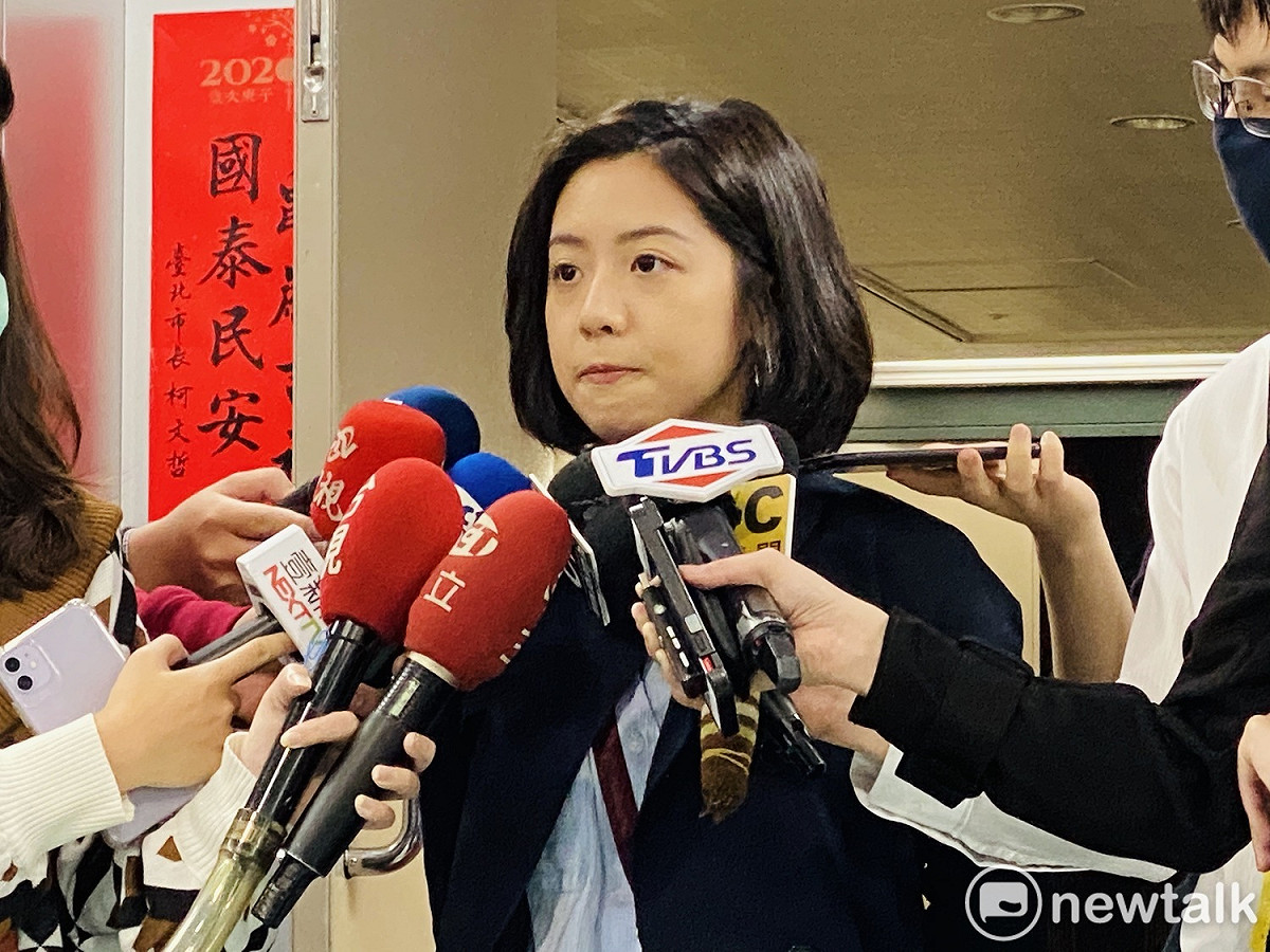 台北市副發言人黃瀞瑩。 圖：周煊惠 / 攝