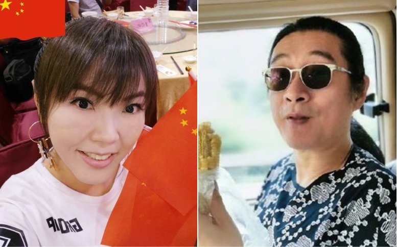 曾在台灣發展的滯中藝人黃安、劉樂妍。 圖：翻攝自微博（合成圖）