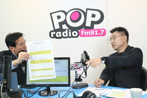 國民黨主席參選人江啟臣接受專訪。 圖：《POP撞新聞》/提供