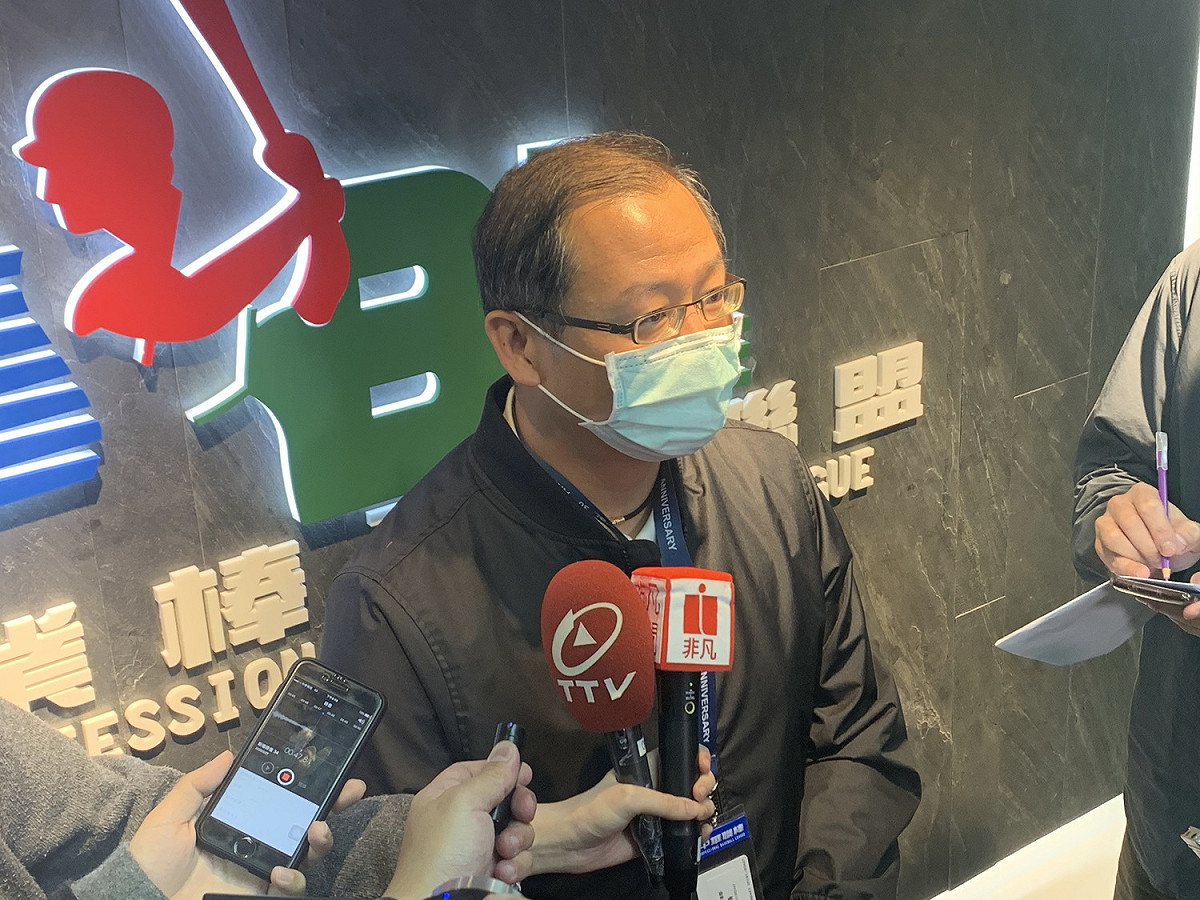 中職會長吳志揚。 圖／吳政紘攝