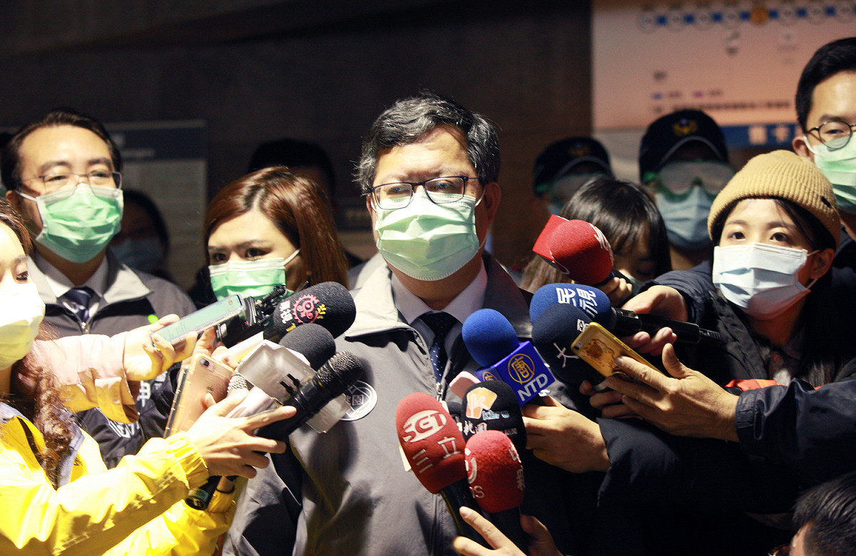 鄭文燦說，地區性的酒測勤務是由地方的警察局負責，目前桃園市並沒有停止的計畫。 圖：林昀真／攝
