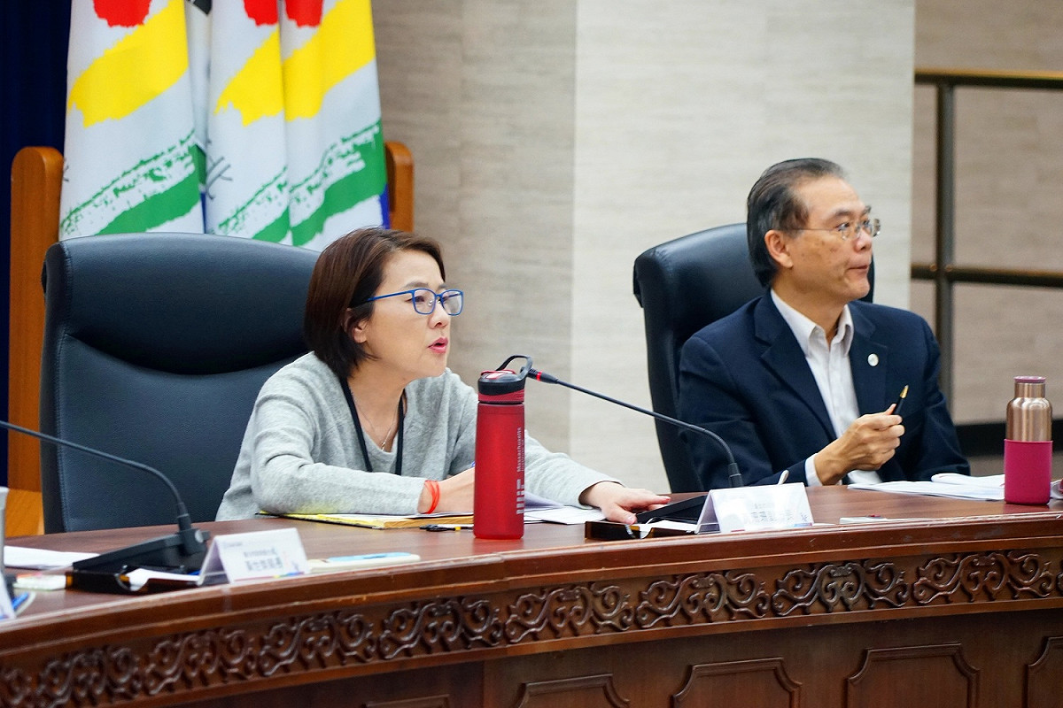 台北市副市長黃珊珊宣布，北市府人事處及研考會下周起試辦居家辦公。 圖：台北市政府／提供