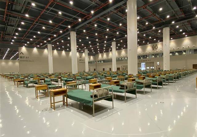 中國方艙醫院(示意圖)。 圖/翻拍自人民日報