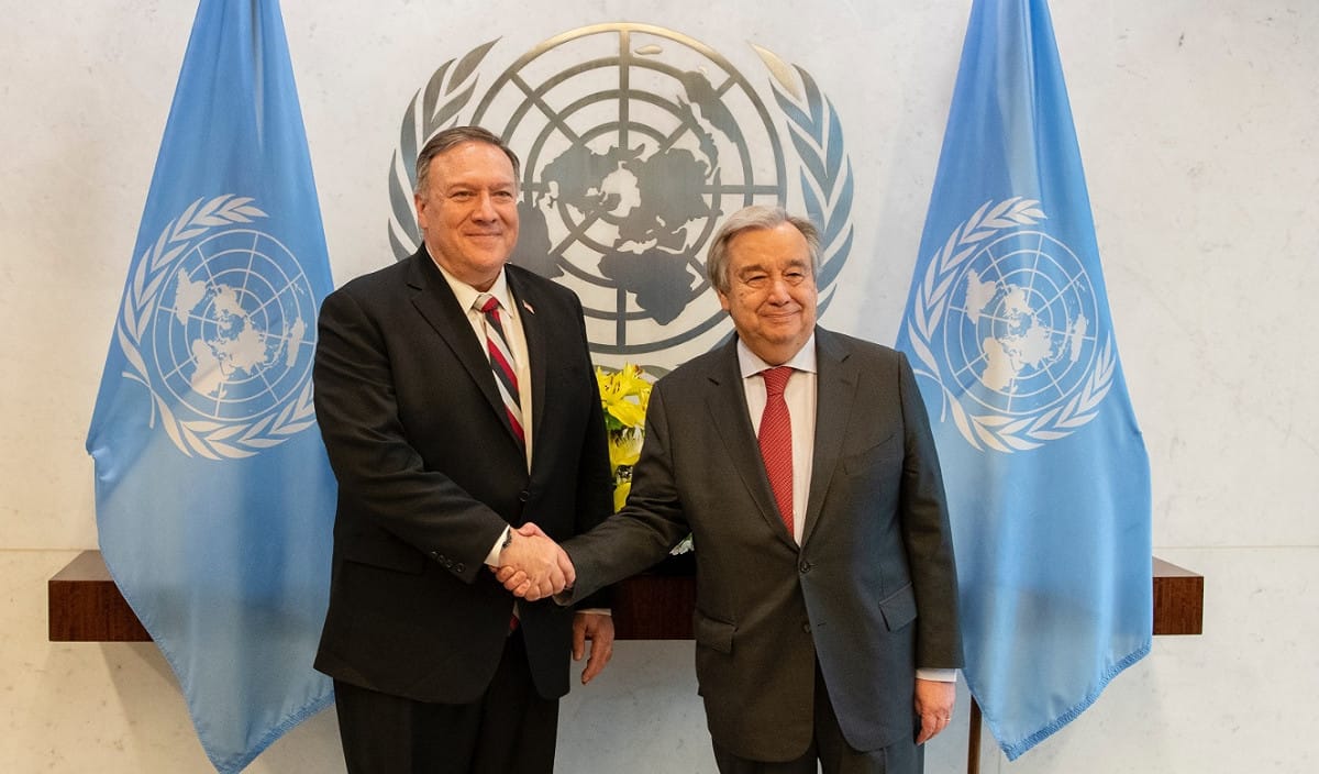 蓬佩奧連續兩天稱「武漢病毒」惹中國官方不悅。 圖/翻攝自Mike Pompeo