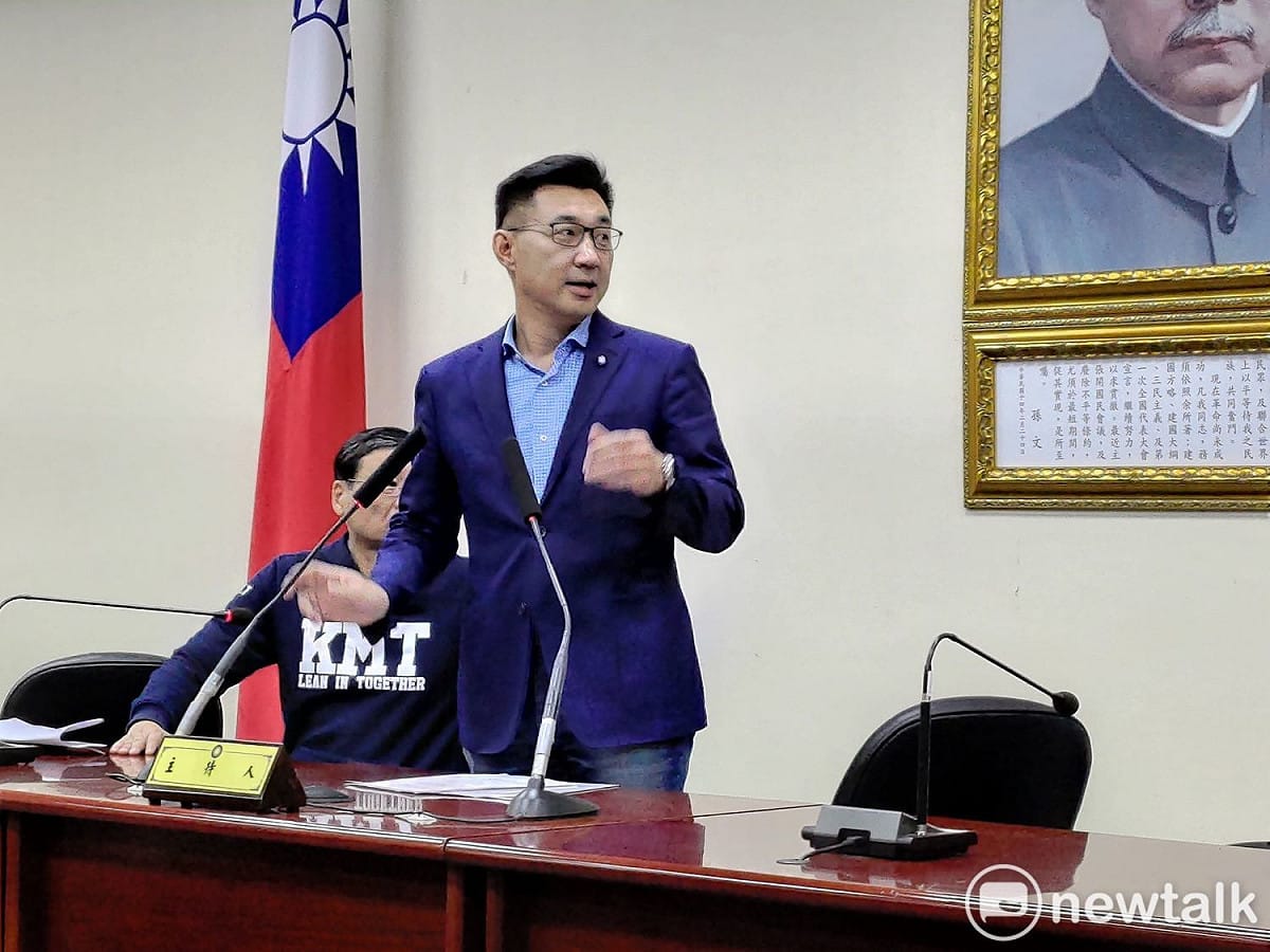國民黨主席補選由備受期待的江啟臣勝出。 圖：黃建豪/攝