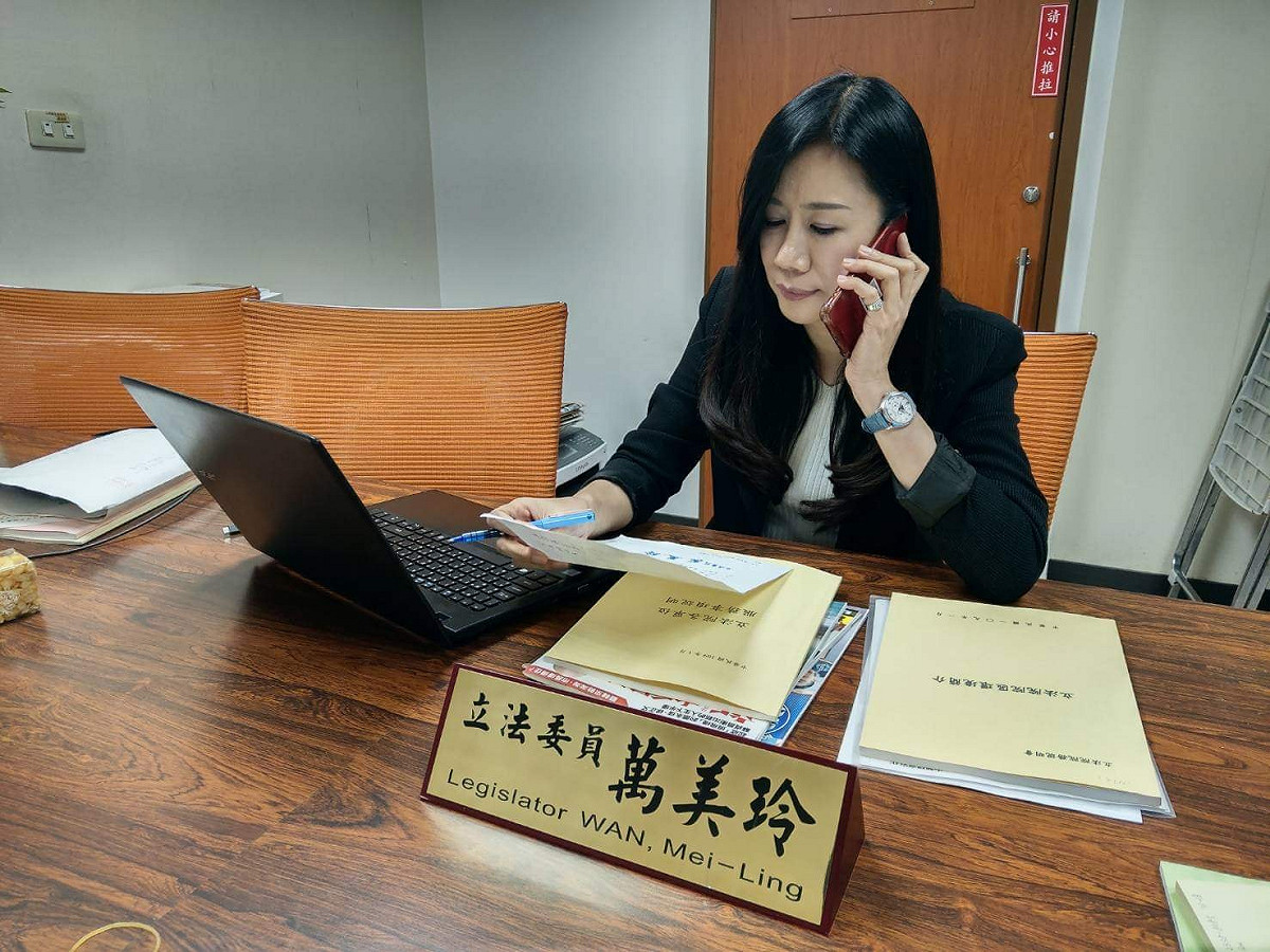 國民黨立法委員萬美玲。 圖：翻攝自萬美玲臉書