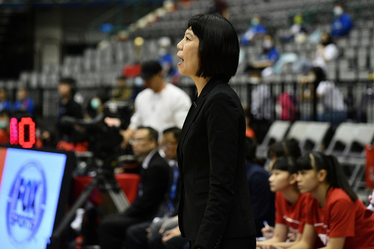 108學年度HBL4強賽，南山女籃教練李陸臻。 圖／林柏年攝 ,2020.03.08（Nownews）