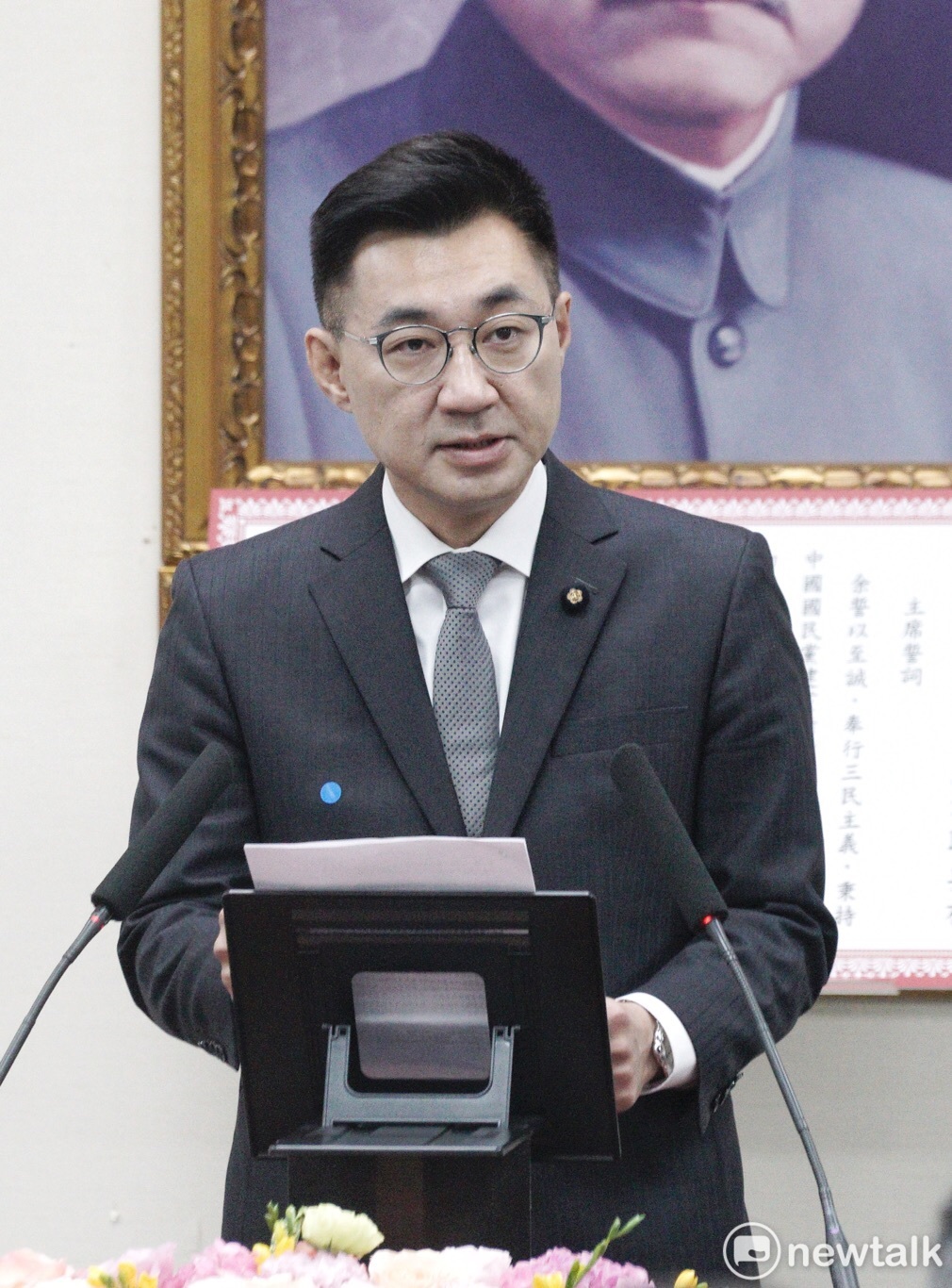 國民黨黨主席江啟臣。 圖：張良一/攝（資料照）