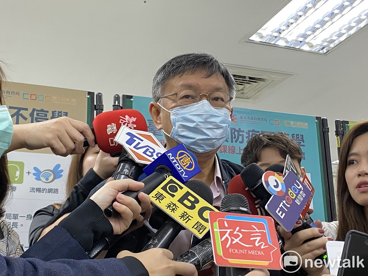 台北市長柯文哲。 圖：周煊惠 / 攝
