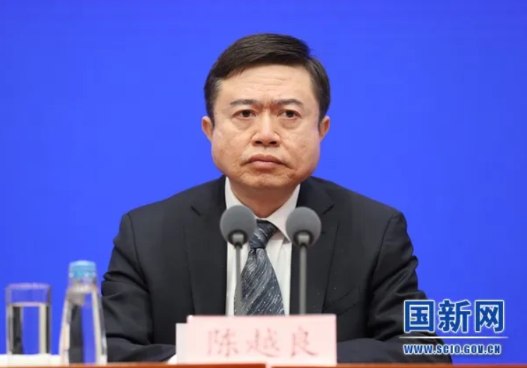 民政部基層政權建設、社區治理司司長陳越良。 圖：翻攝自澎湃新聞