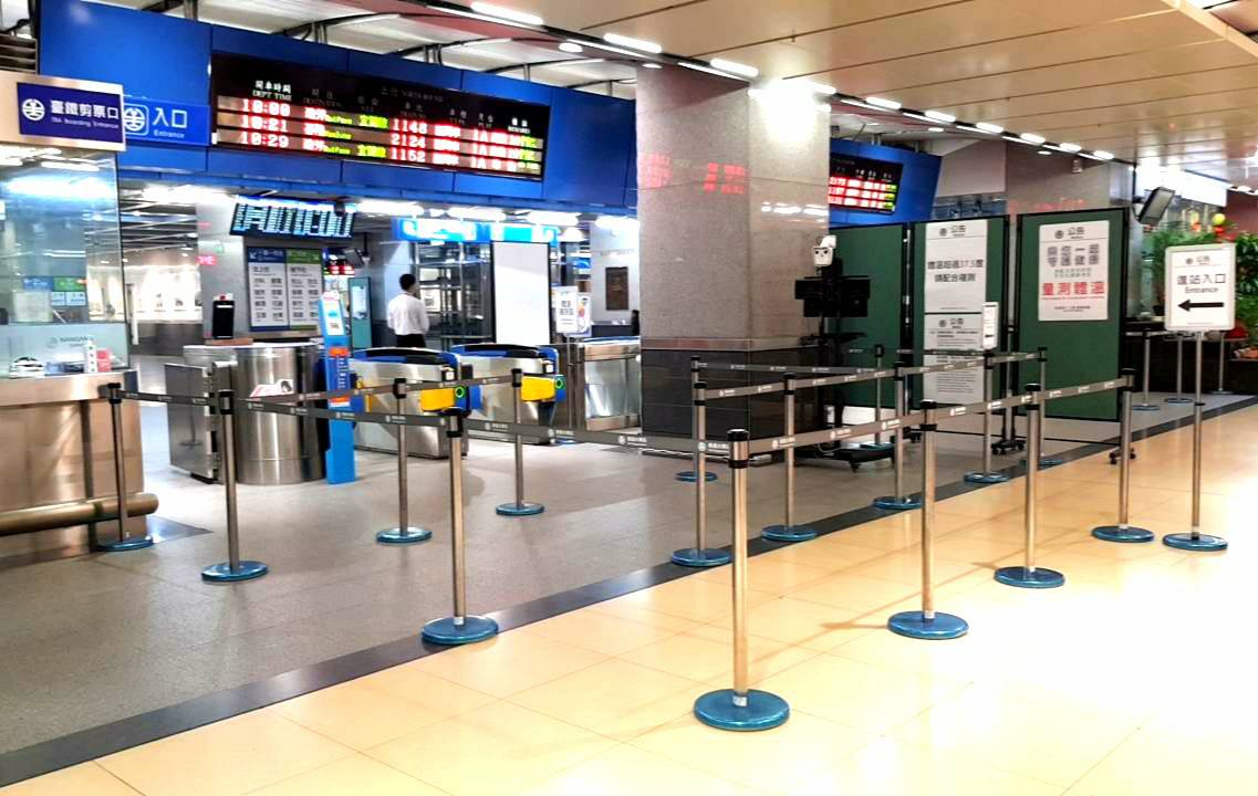 台鐵提前於4月10日完成全台所有車站量測體溫部署。 圖：台鐵／提供