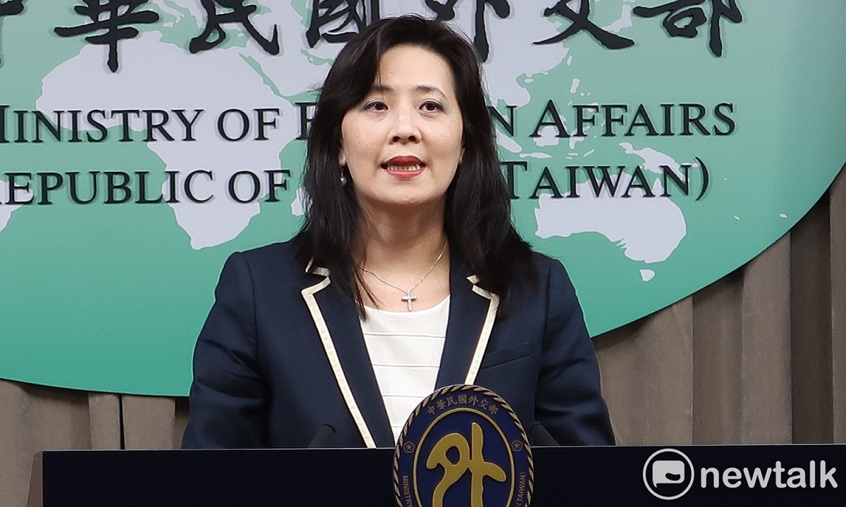外交部發言人歐江安 圖：林朝億/攝