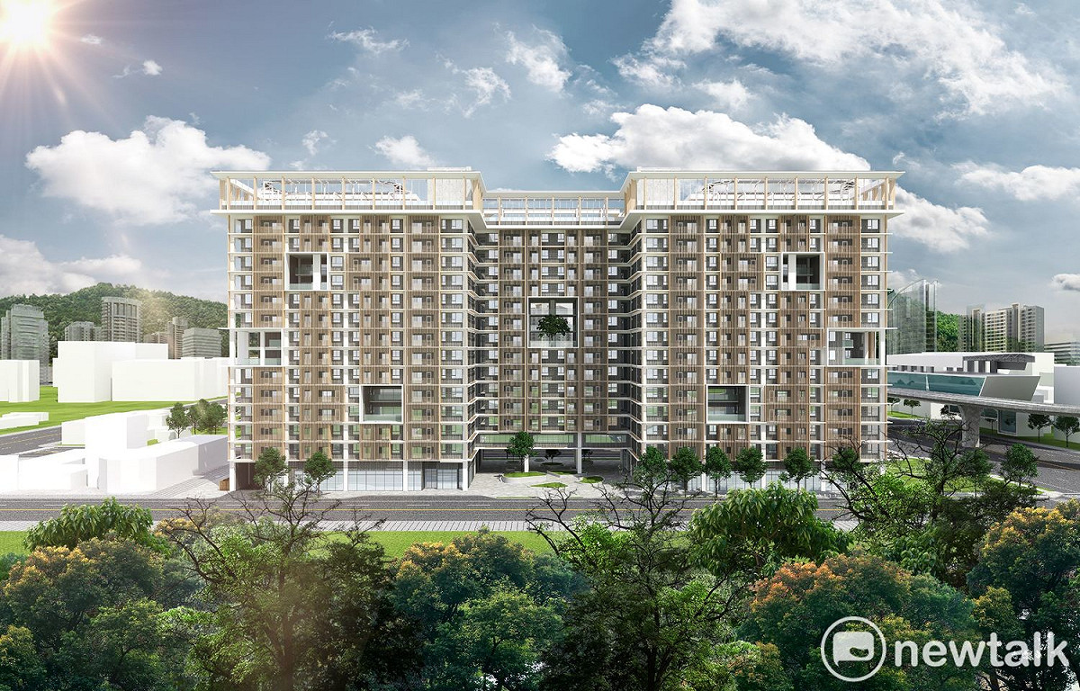 小東路社會住宅─青年公宅興建完工後，將成為台南市首批社會住宅。 圖：台南市政府提供