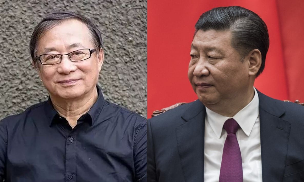 中國學者趙士林近日撰寫兩篇「庚子上書」給國家主席習近平，批評中國政府當局處置武漢肺炎疫情不當，認為習近平應對此負起責任。 圖：新頭殼合成