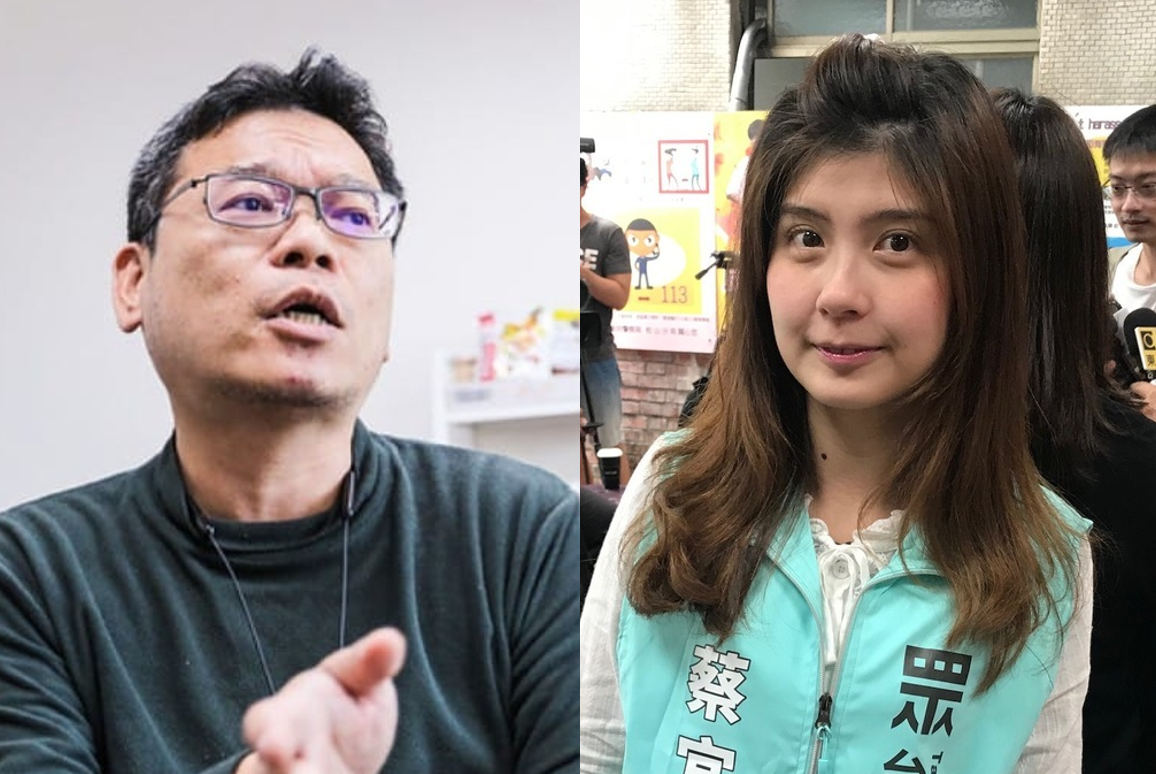 張益贍（左）傳出緋聞，他是柯文哲從政以來重要的政治參謀。 圖：新頭殼合成