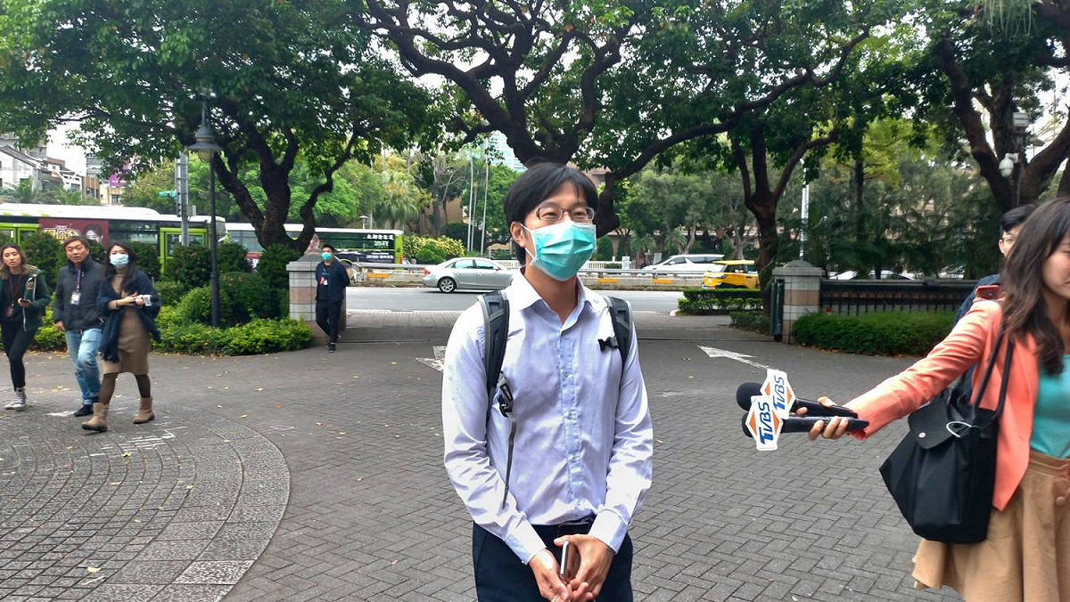高雄氣爆自救會前會長陳冠榮。 圖:陳佩君/攝