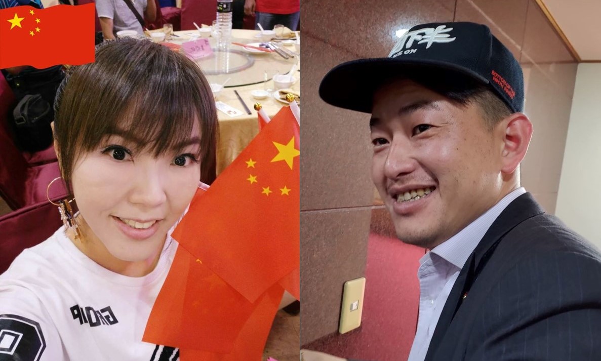 立委陳柏惟在臉書揭露「女版黃安」劉樂妍疑從中國天津返台，並住進加護病房治療。 圖：新頭殼合成