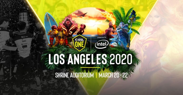 ESL官方緊急宣布《DOTA 2》ESL One Major洛杉磯大賽延期。 圖：翻攝自推特
