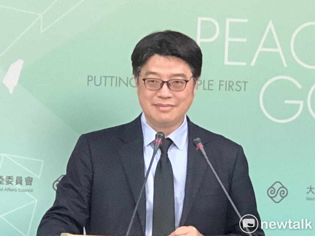 陸委會副主委兼發言人邱垂正。 圖：謝莉慧/攝