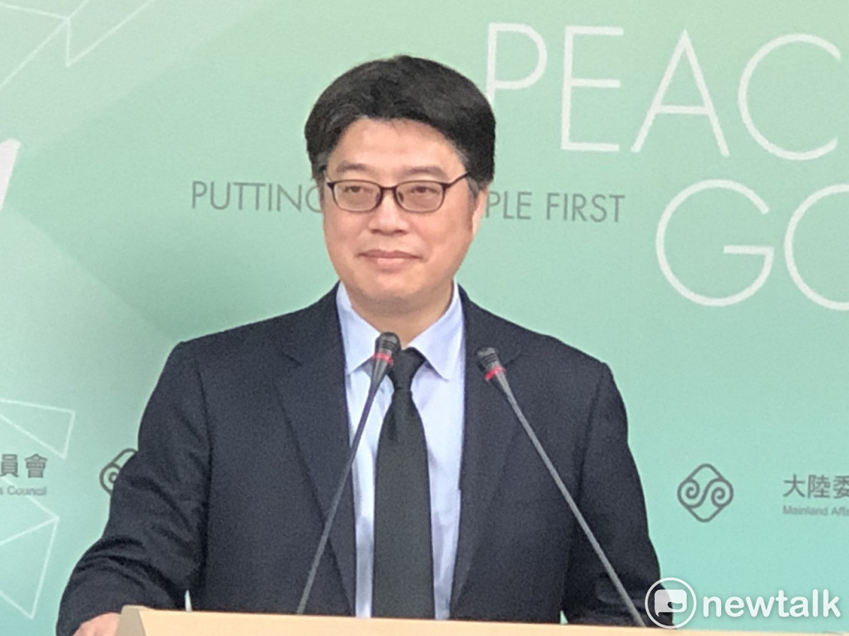 遭中國官媒點名，陸委會副主委兼發言人邱垂正今（19）日表示，「中共企圖透過宣傳，來洗白形象與名聲」。 圖：謝莉慧/攝（資料照片）