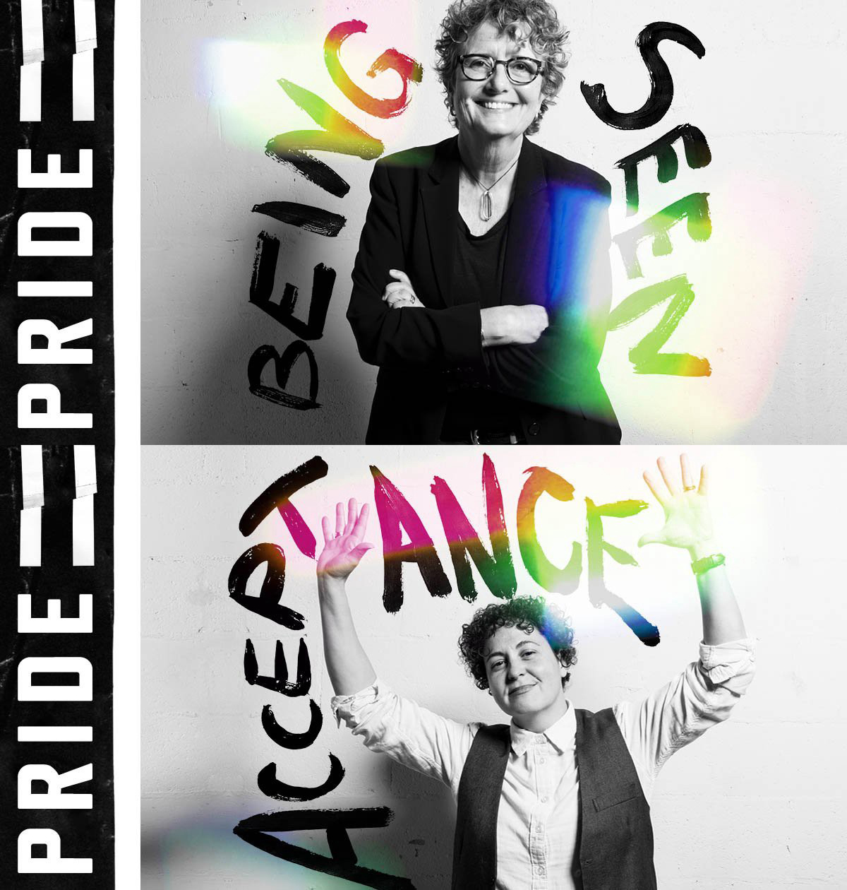 Fran Dunaway（左） 與 Naomi Gonzalez（右）是創業夥伴，也是女同志伴侶。 圖片來源：TomboyX