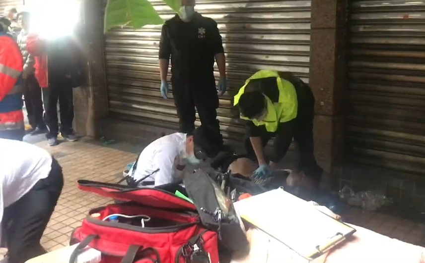北市華西街老公寓火警9人送醫急救。 圖：新頭殼資料照（示意圖）