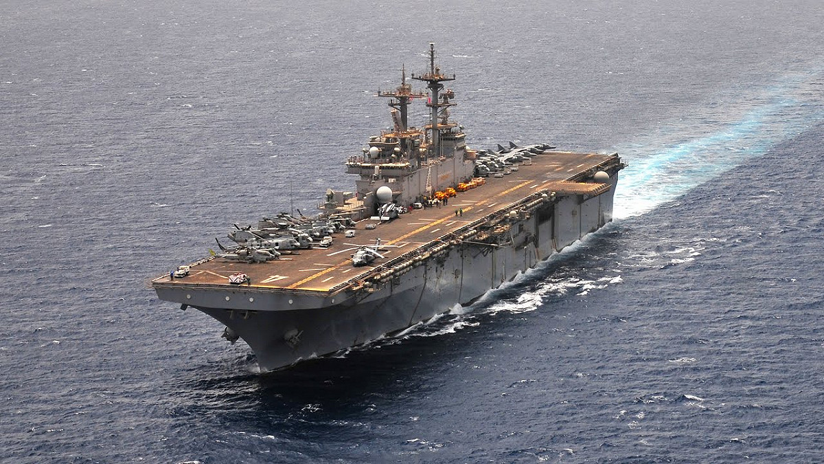 美軍兩棲攻擊艦拳師號（USS Boxer） 圖 : 翻攝自youtube