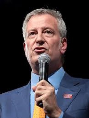 紐約市長白思豪（Bill de Blasio）。 圖 : 翻攝自wikiland.com