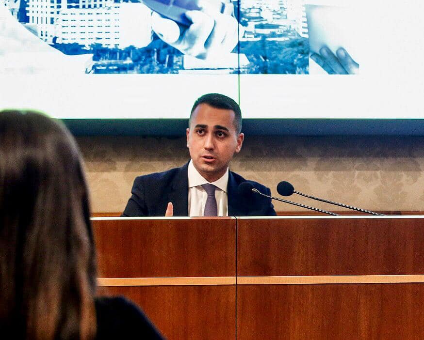 義國外交部長迪馬尤（Luigi Di Maio）（資料照） 圖：翻攝自臉書