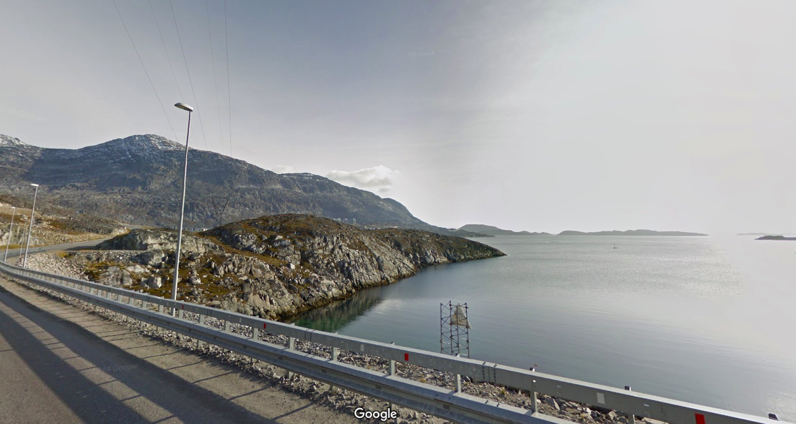 格陵蘭首都努克。 圖：取自google map