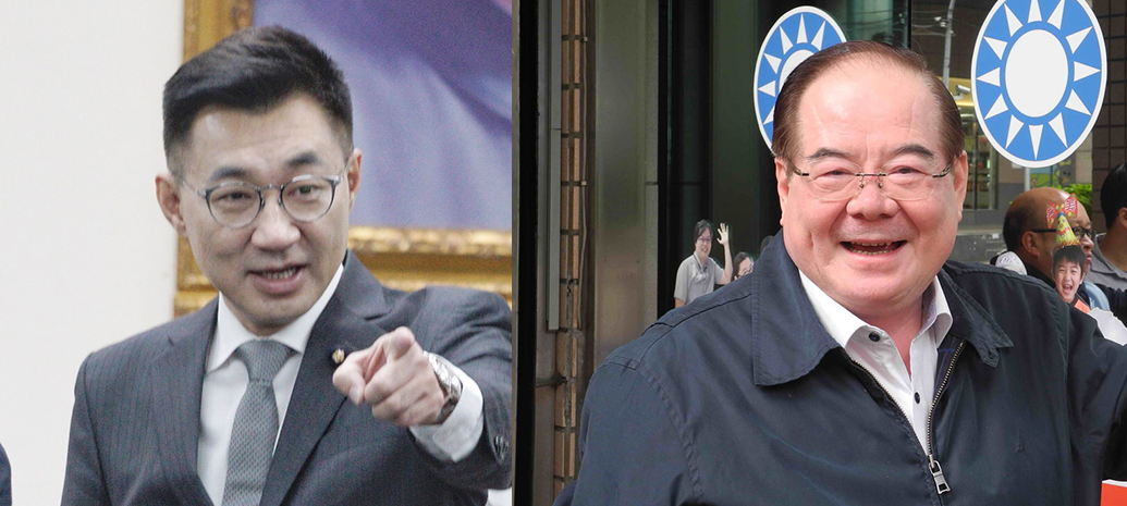 國民黨主席江啟臣欽點李乾龍接任國民黨秘書長。 圖：新頭殼合成