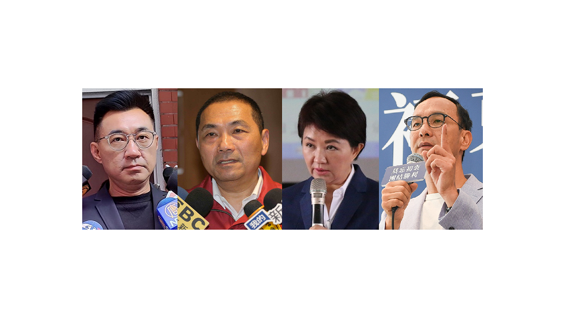 有網友分析2024大選國民黨應該要派誰出戰。 圖：新頭殼合成