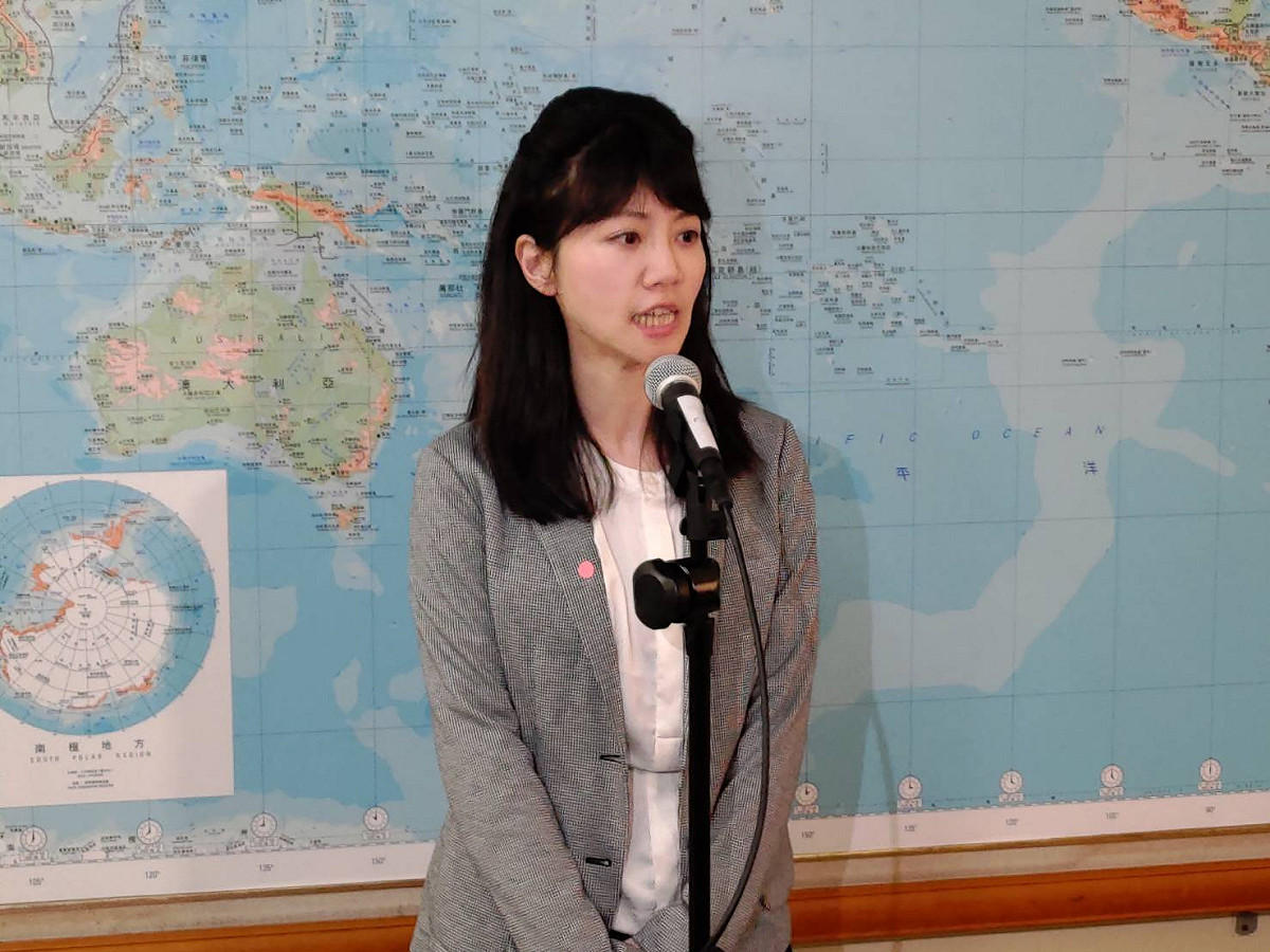 「港湖女神」民進黨立委高嘉瑜驚傳被男友林秉樞施暴。 圖:黃建豪/攝（資料照）