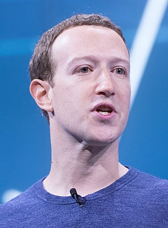 臉書這兩天擋掉很多與武漢肺炎有關的報導，疑似與人員返國後程式出問題有關 圖：臉書創辦人祖克柏　Anthony Quintano 提供　CC BY 2.0
