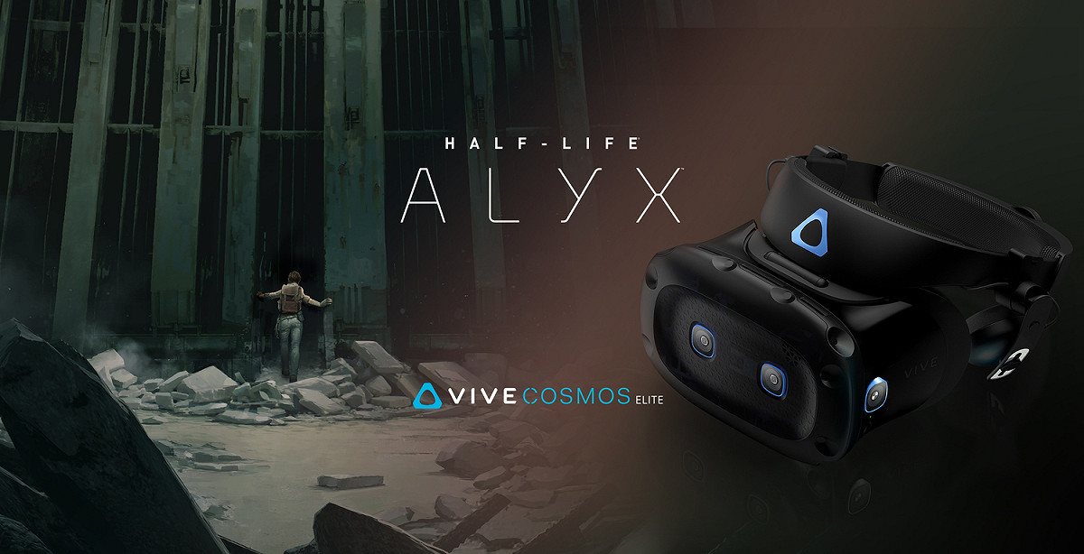HTC VIVE Cosmos Elite正式開賣並結合Valve即將上線新作《戰慄時空：艾莉克絲》贈送消費者 圖：HTC/提供