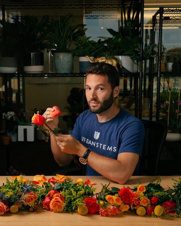 外送餐盒平台 HelloFresh 前執行長 Seth Goldman 受創辦人 Ajay Kori 之邀，自 2018 年成為 UrbanStems 的執行長。 圖片來源：Inc.