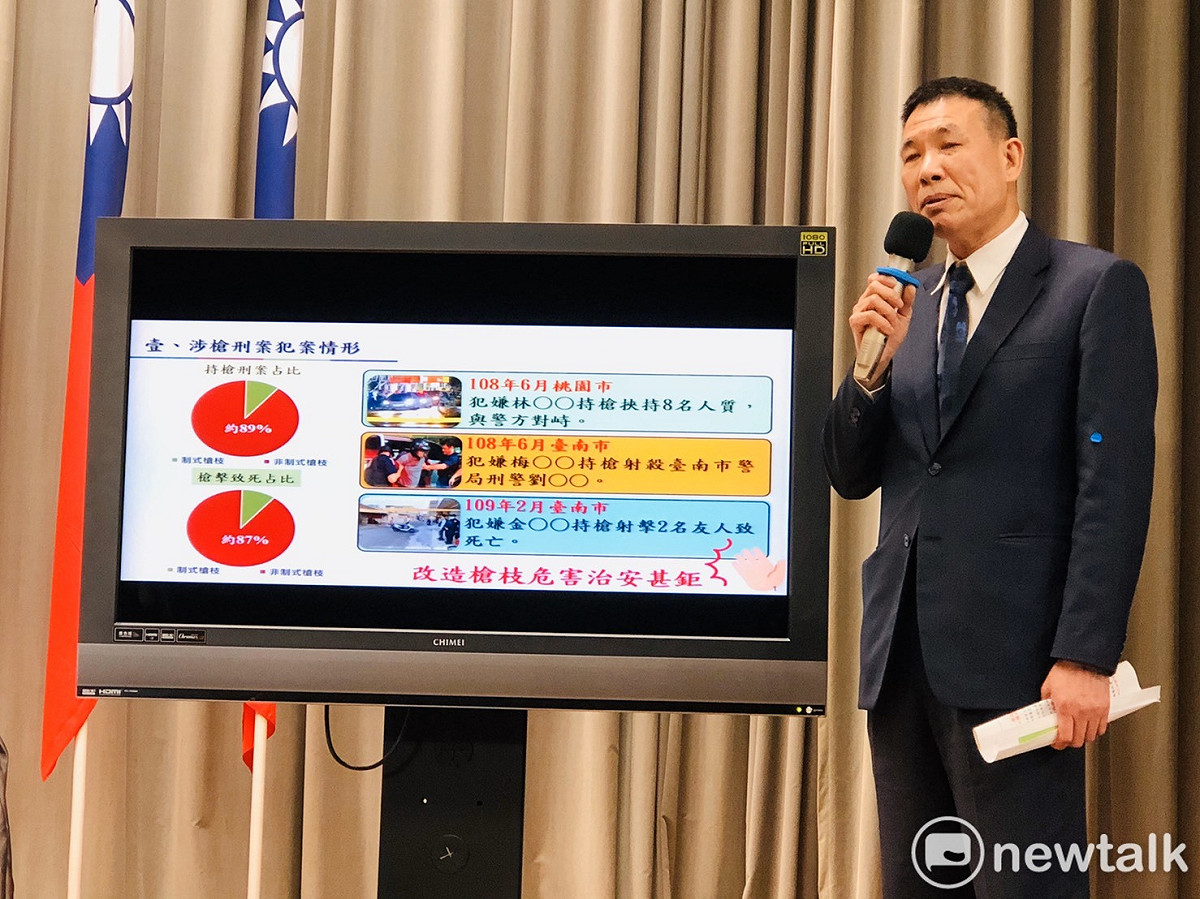 內政部警政署刑事局副局長朱宗泰。 圖：謝莉慧/攝