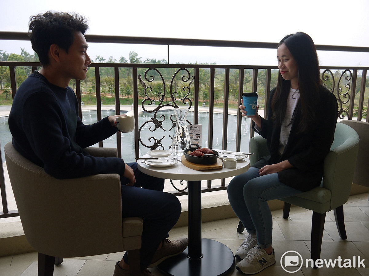 莫凡彼Café位在科莫湖畔。 圖：唐復年／攝