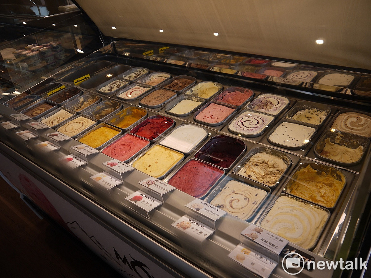 莫凡彼Café有獨家瑞士頂級冰淇淋。 圖：唐復年／攝（資料照）