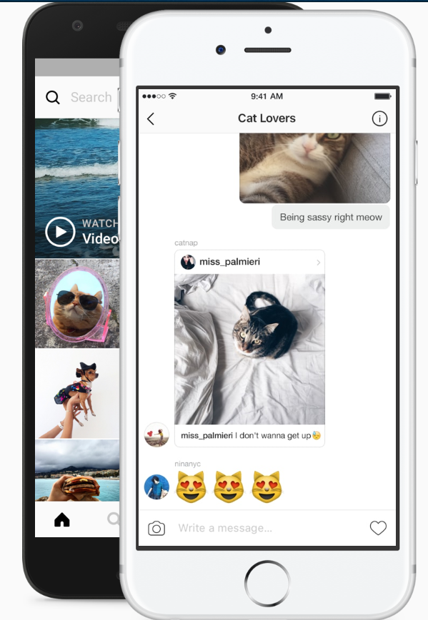Instagram等臉書旗下應用程式已經能夠啟用夜間模式。 圖：擷取自IG