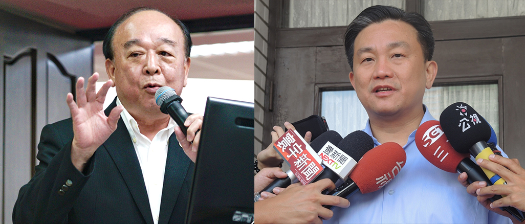 吳斯懷稱共機繞台不算挑釁，民進黨立委王定宇批藍營，只有國民黨可以讓吳斯懷離開國會。 圖：新頭殼合成